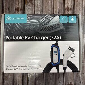 New Lectron Level 2 EV Charger 32A Portable NEMA 14-50 Plug Fast Charge